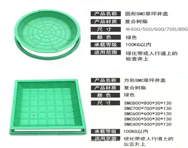 西丰树脂复合种植井盖展示